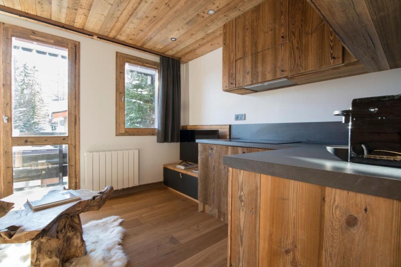 Les Brigues - Appartement Avec Vue Sur La Montagne Et Acces Aux Pistes Courchevel Exterior foto