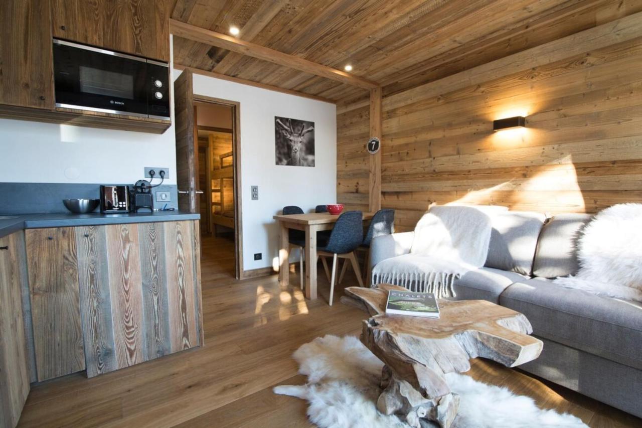 Les Brigues - Appartement Avec Vue Sur La Montagne Et Acces Aux Pistes Courchevel Exterior foto